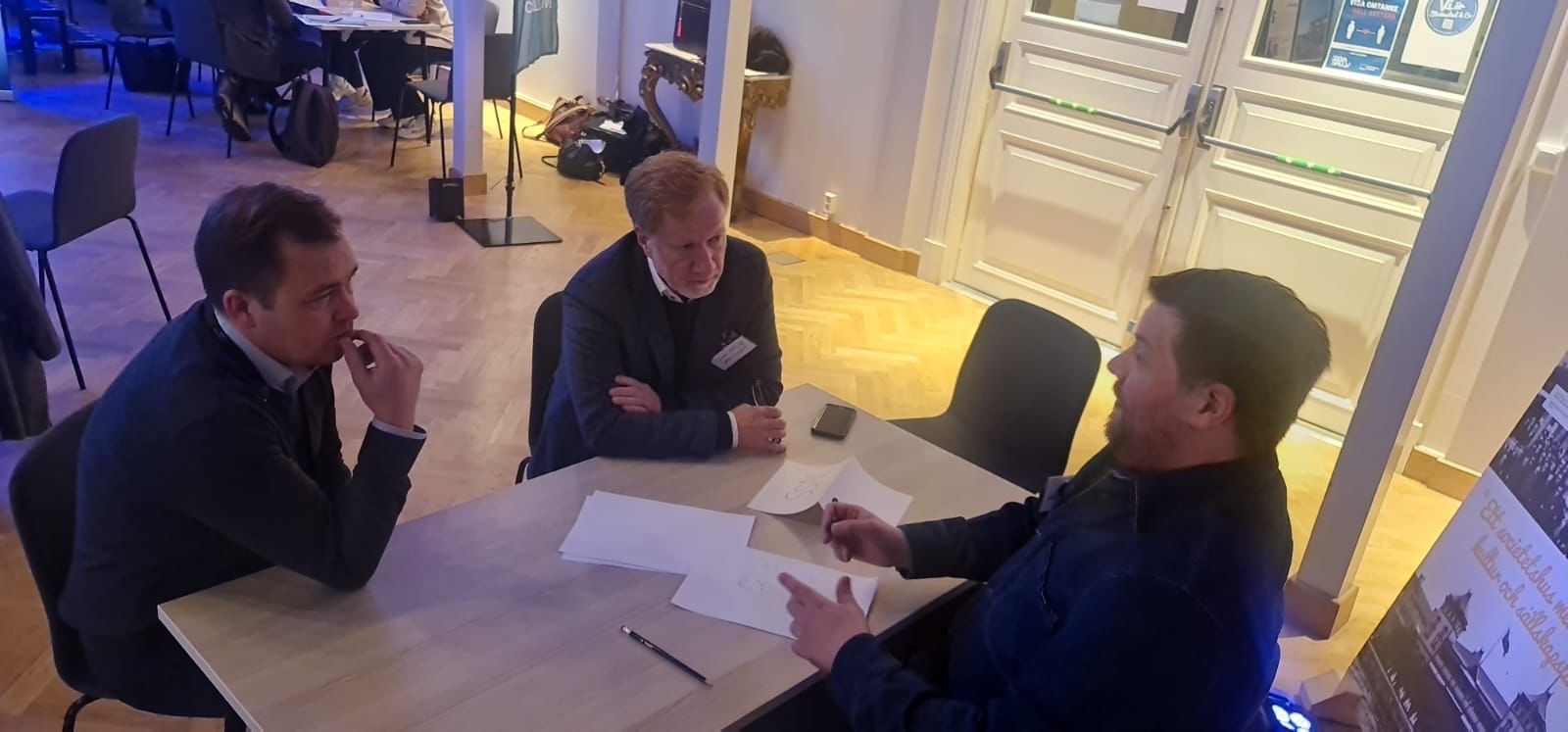 Nordic Angel Forum participants during a session