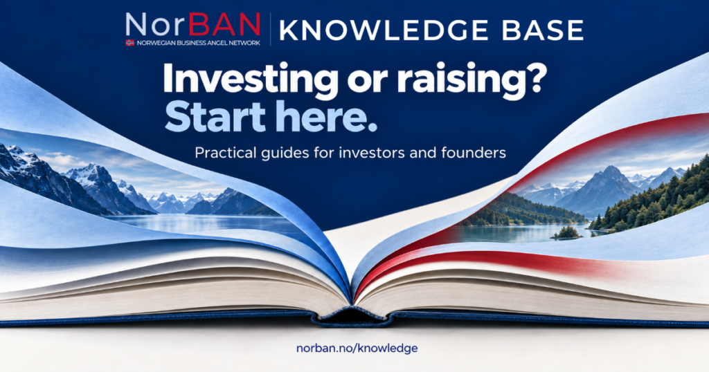 NorBAN Knowledge Base banner: investing or raising
