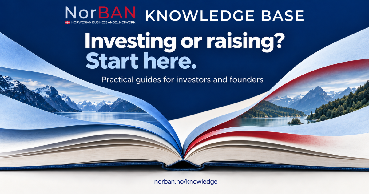 NorBAN Knowledge Base banner: investing or raising